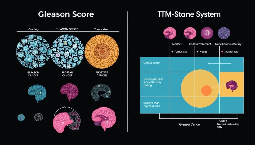 Gleason Score and TNM Staging System in prostate cancer grading and staging Gleason Score and TNM Staging System in prostate cancer grading and staging
